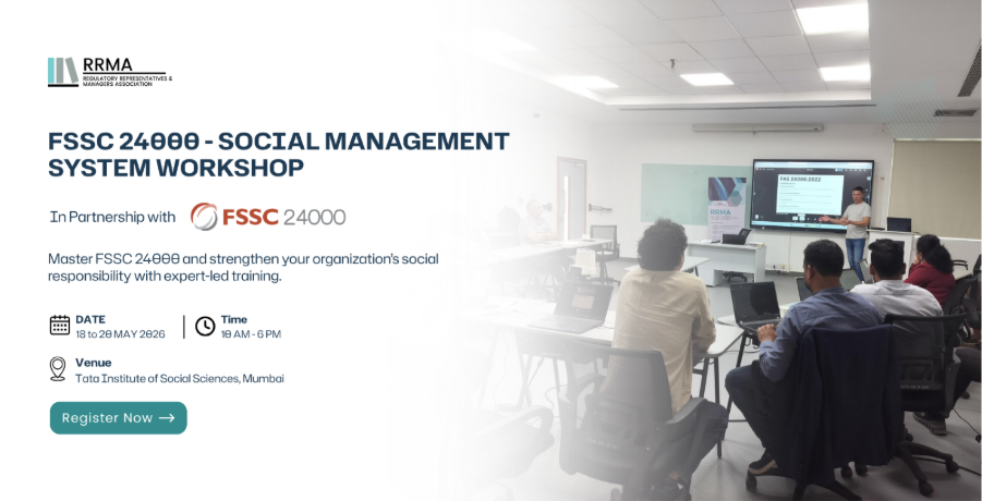 RRMA & FSSC Announce the FSSC 24000 Social Management System Workshop 2026 in Collaboration.  