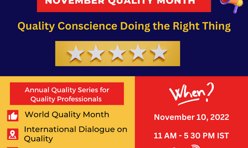 November Quality Month Program for Quality Professionals from CCC