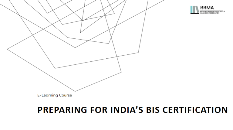 [e-Learning Course] ​PREPARING FOR INDIA’S BIS CERTIFICATION​ ​