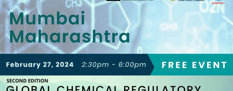 Global Chemical Regulatory Outlook 2024 in Mumbai